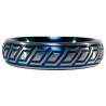 Generique Cockring en métal Blue Wave